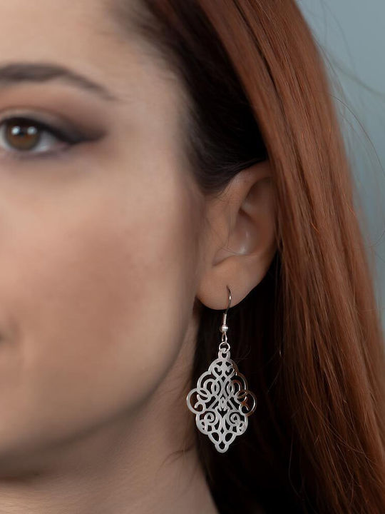Piercing.gr Boho Σκουλαρίκια Κρεμαστά από Ατσάλι Επιχρυσωμένα