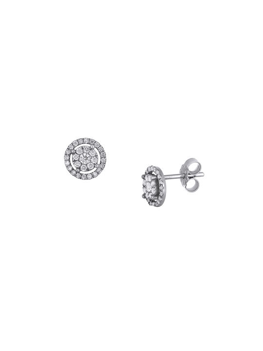 Earrings made of Platinum with Diamond