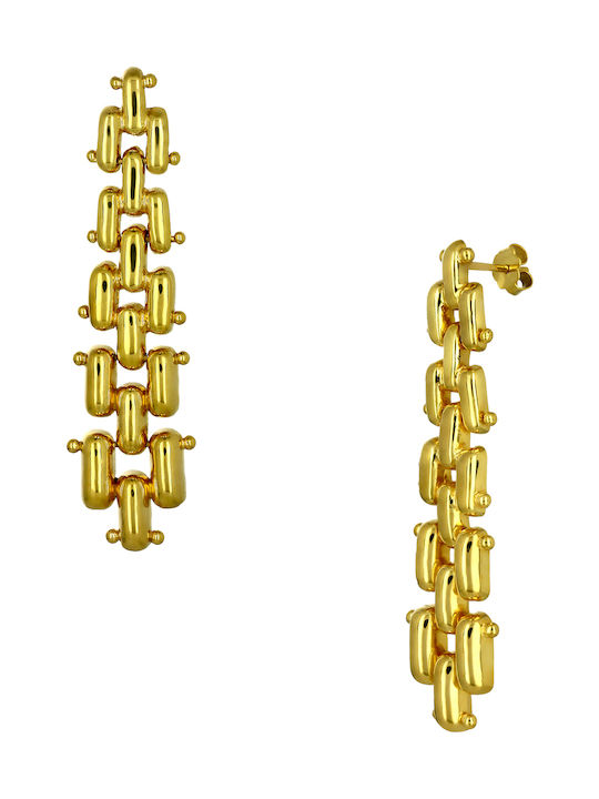 Earrings Pendants made of Gold 14K