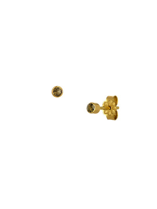 Earrings made of Gold 18K with Diamond