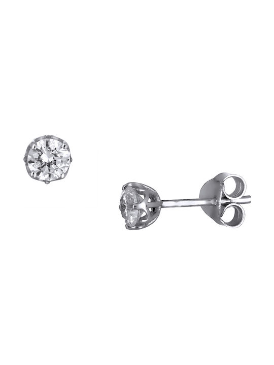 Earrings made of Platinum with Stones