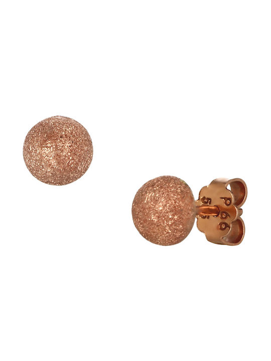 Earrings made of Pink Gold