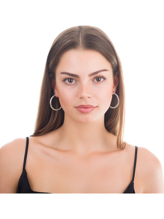 Verorama Earrings Hoops made of Silver