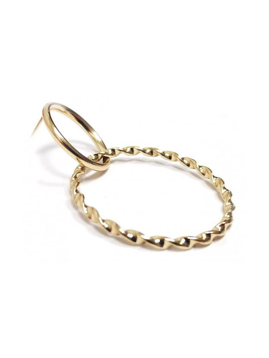 Earrings Hoops made of Steel Gold Plated