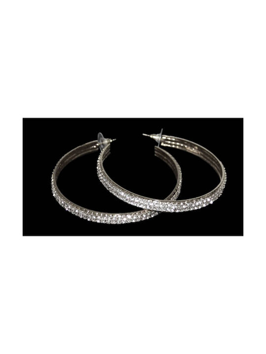 Earrings Hoops made of Silver