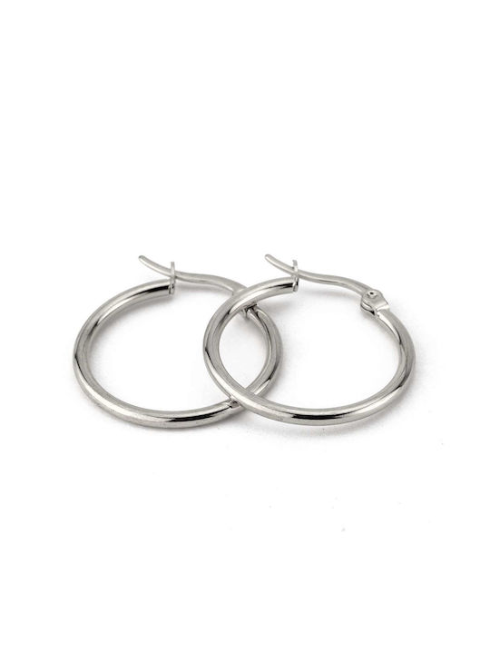 Earrings Hoops made of Steel