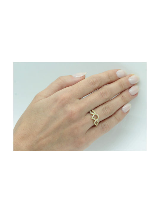 Women's Gold Ring with Stone 14K