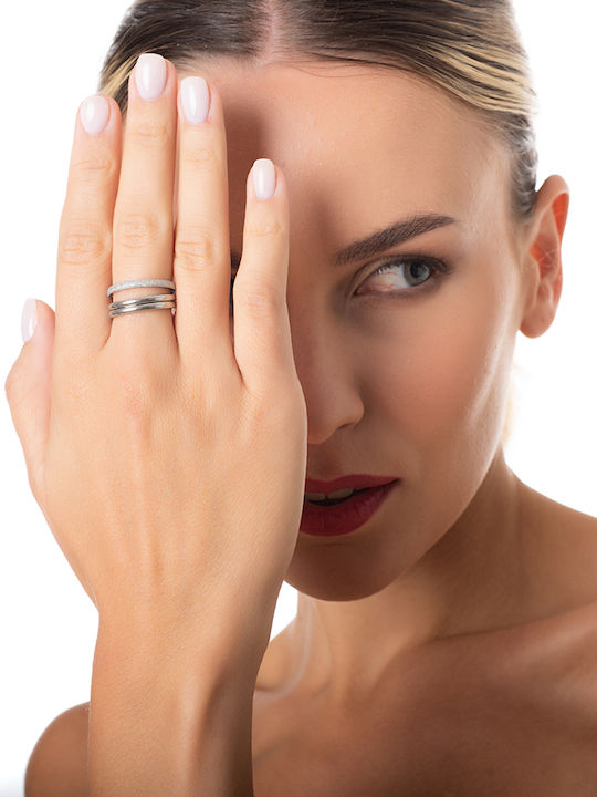Oxzen Ring with Stones made of Steel