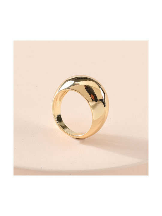 Women's Gold Plated Brass Ring