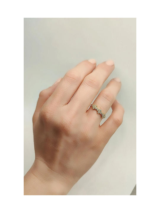 Women's Gold Ring with Stone 14K