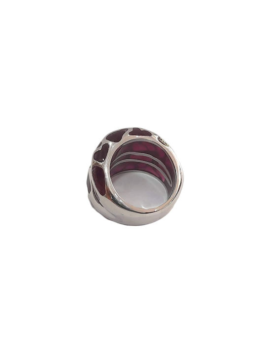 Bd Jewelery Damen Ring aus Stahl Vergoldet