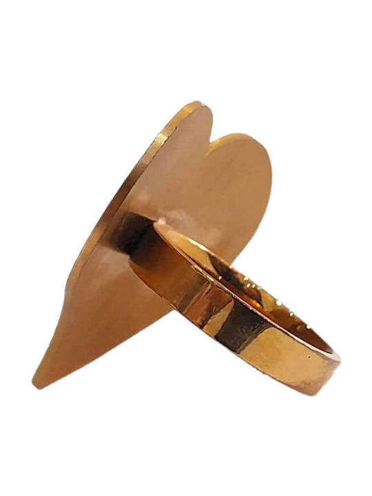 BD Jewelery Ring made of Steel Gold Plated