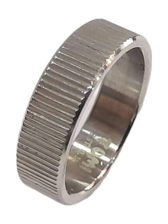BD Jewelery Bd Jewelery Ανδρικό Δαχτυλίδι από Ατσάλι Επιχρυσωμένο