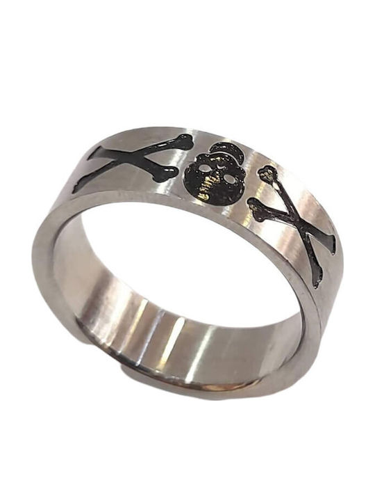 BD Jewelery Bd Jewelery Ανδρικό Δαχτυλίδι από Ατσάλι Επιχρυσωμένο