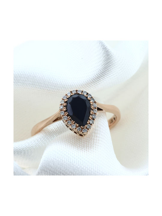 Damen Ring mit Diamanten 18K