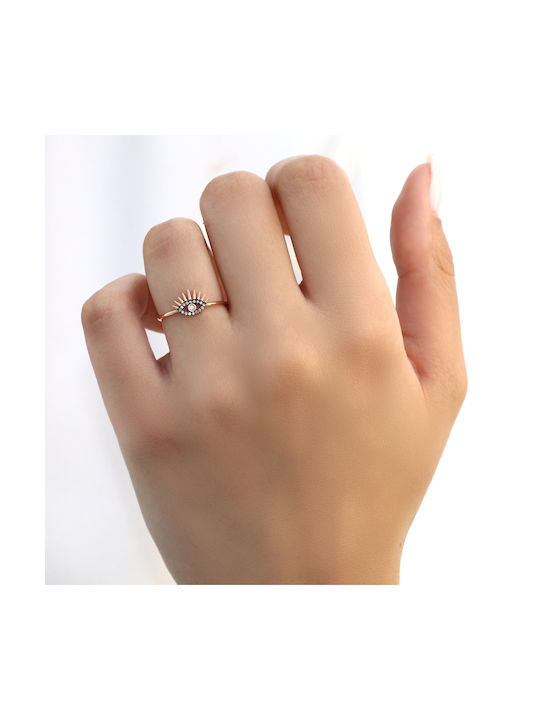 Damen Ring mit Diamant Vergoldet