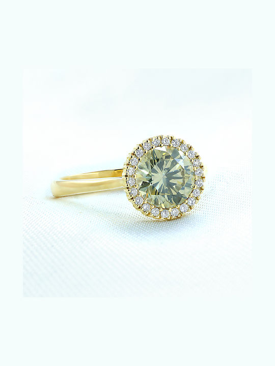 Single Stone from Gold 18K with Diamond