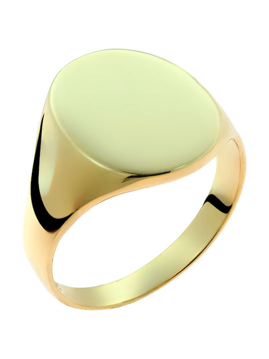 Damen Chevalier Ring aus Gold 9K