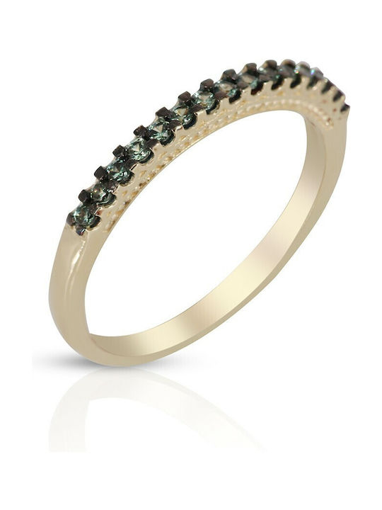 Damen Ring mit Zirkonia aus Gold 14K