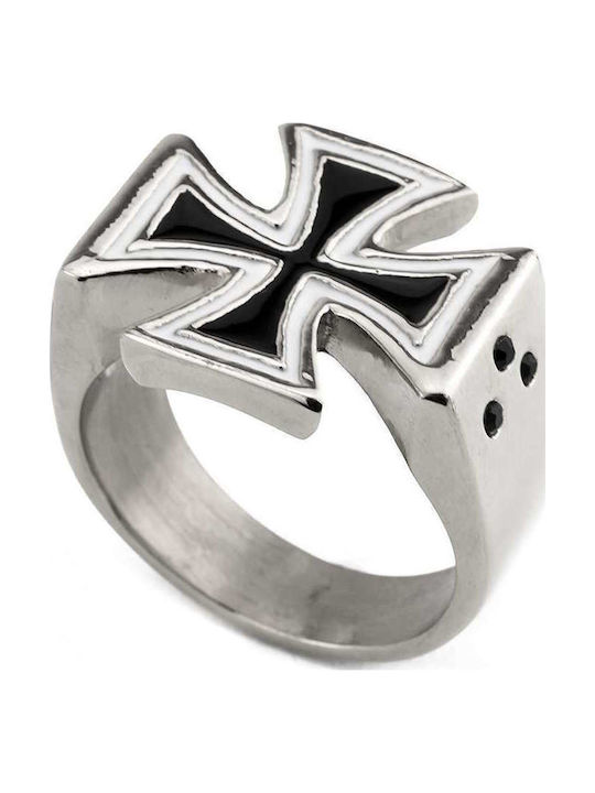 Goldsmith Goldsmith Cross Signet Stainless Ανδρικό Δαχτυλίδι από Ατσάλι Επιχρυσωμένο Goldsmith Goldsmith Cross Signet Stainless Ανδρικό Δαχτυλίδι από Ατσάλι Επιχρυσωμένο