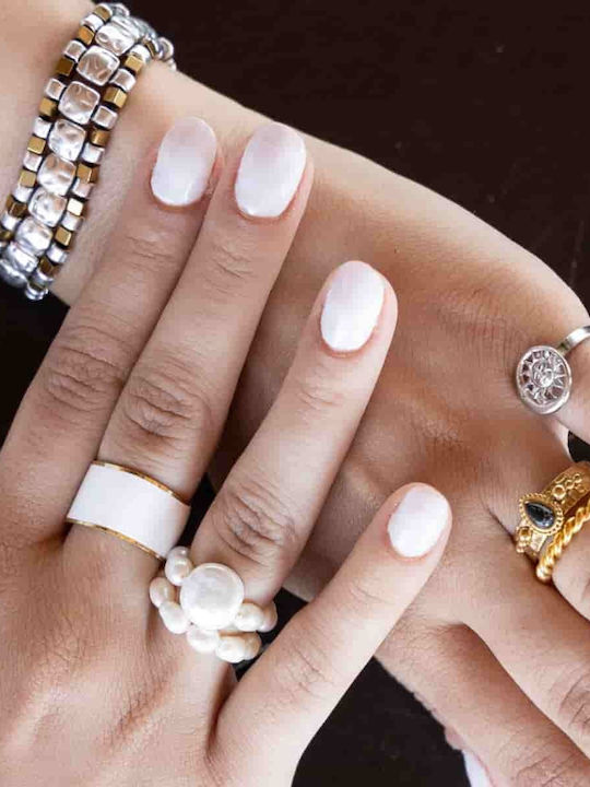 Cuoro Ring made of Steel Gold Plated