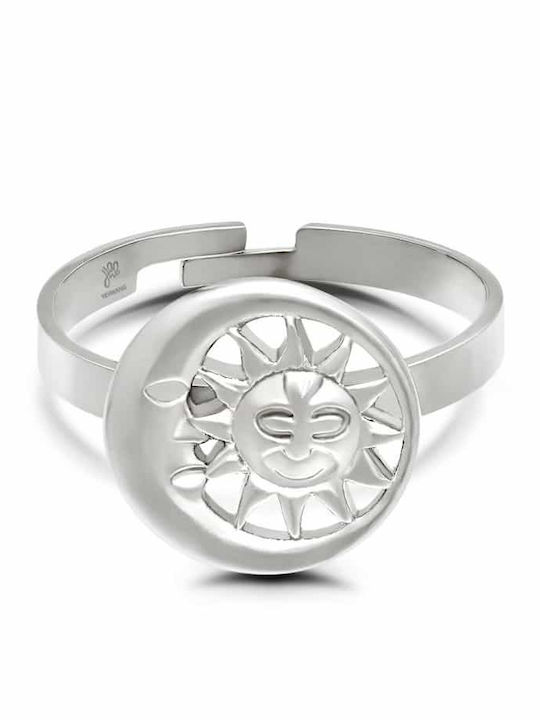 Cuoro Ring made of Steel Gold Plated