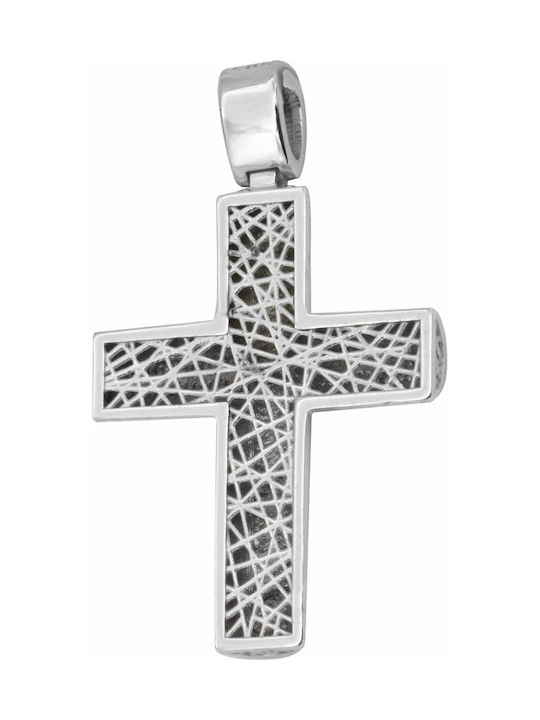 White Gold Cross 14K