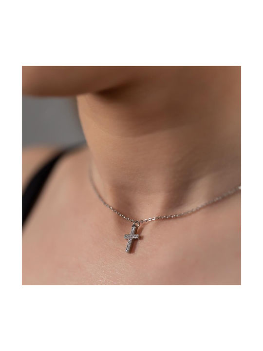 Cross from Steel with Chain