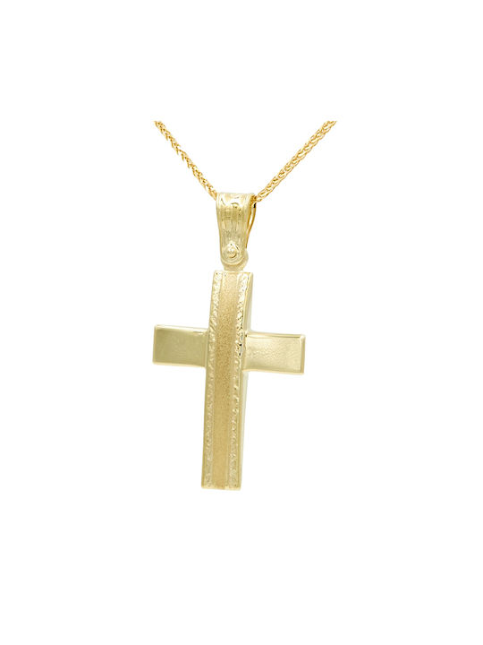 Men's Gold Cross 14K