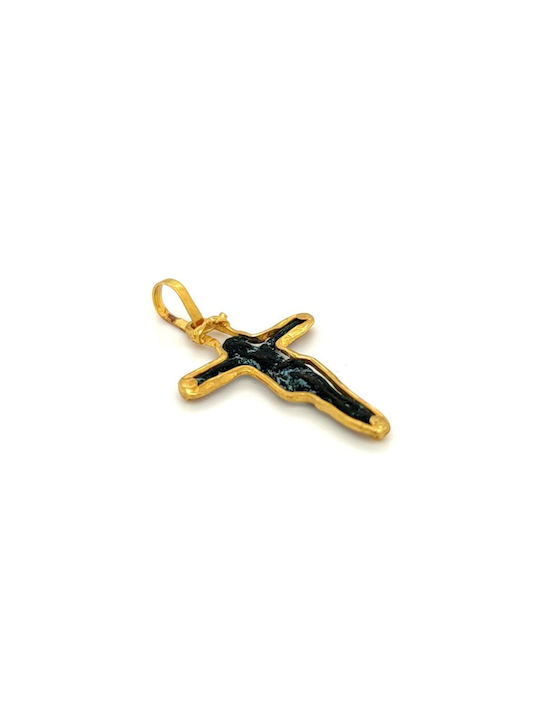 Men's Gold Cross 14K