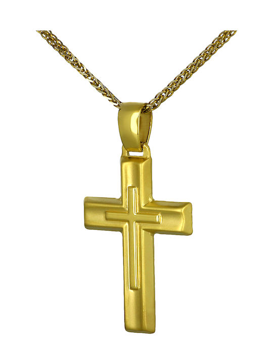 Men's Gold Cross 14K