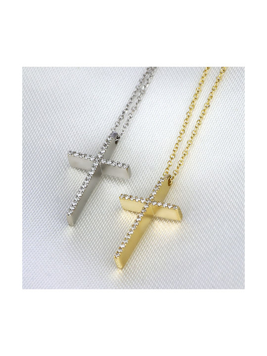 Women's Gold Cross 14K with Chain