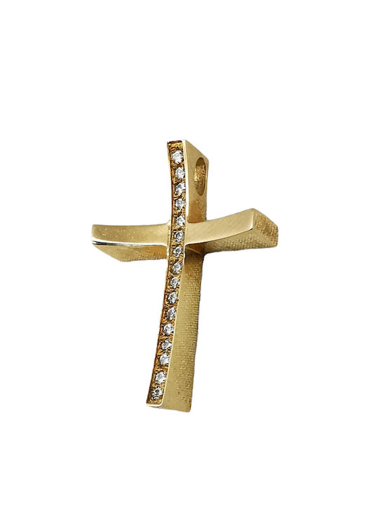 Kosmima1 Women's Gold Cross 14K