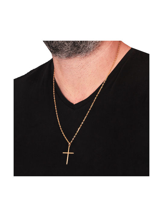 Men's Gold Cross 14K