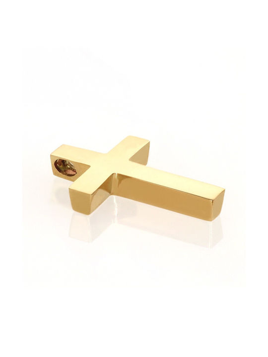 Damen Gold Kreuz 14K