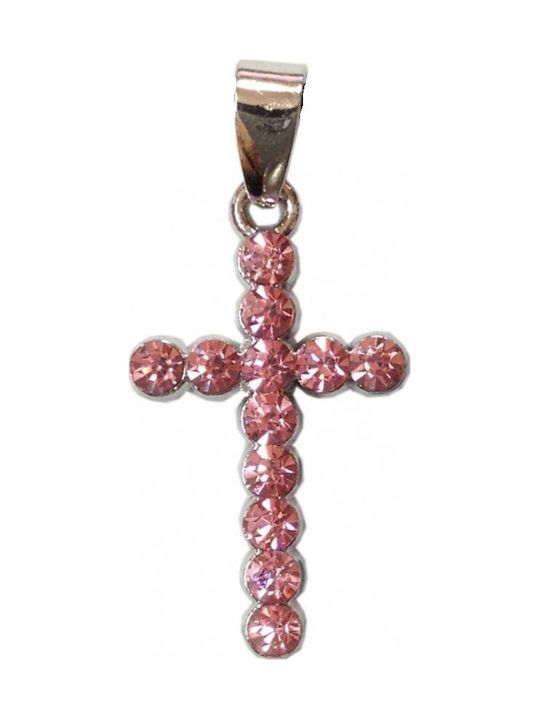Kostibas Fashion Silber Σταυρός Επιχρυσωμένος