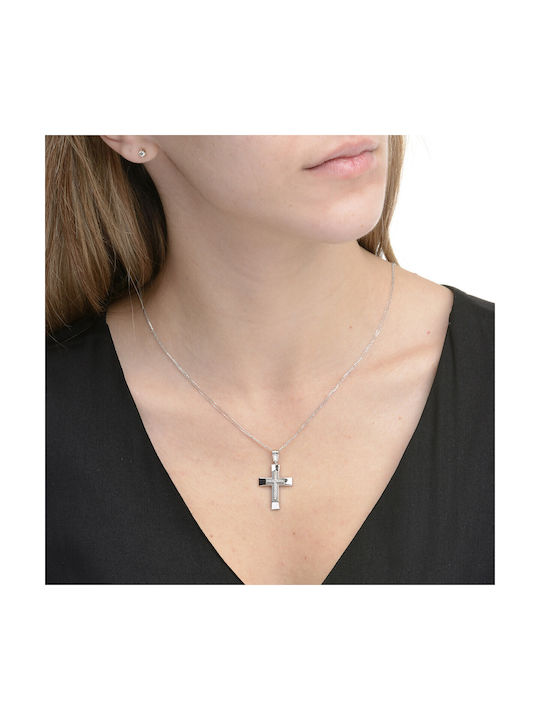 Ioannou24 Women's Gold Cross 14K with Chain