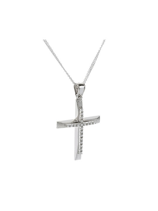 Ioannou24 Women's Gold Cross 14K with Chain