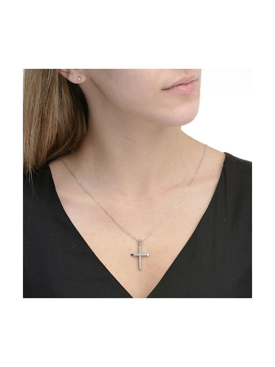 Ioannou24 Women's Gold Cross 14K with Chain