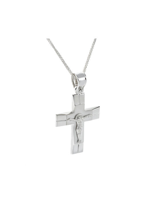 Ioannou24 Gold Cross 14K with Chain