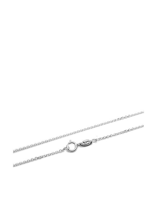 Art d or Herren Weißgold Kreuz 14K mit Kette