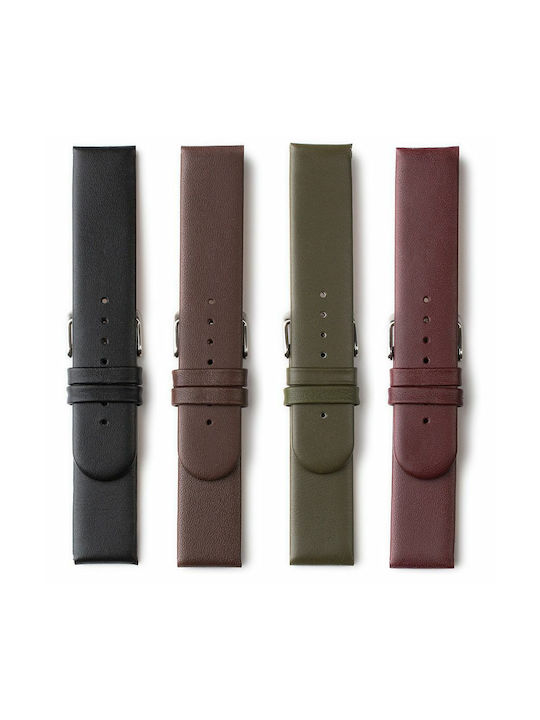 Leather Strap Brown 18mm