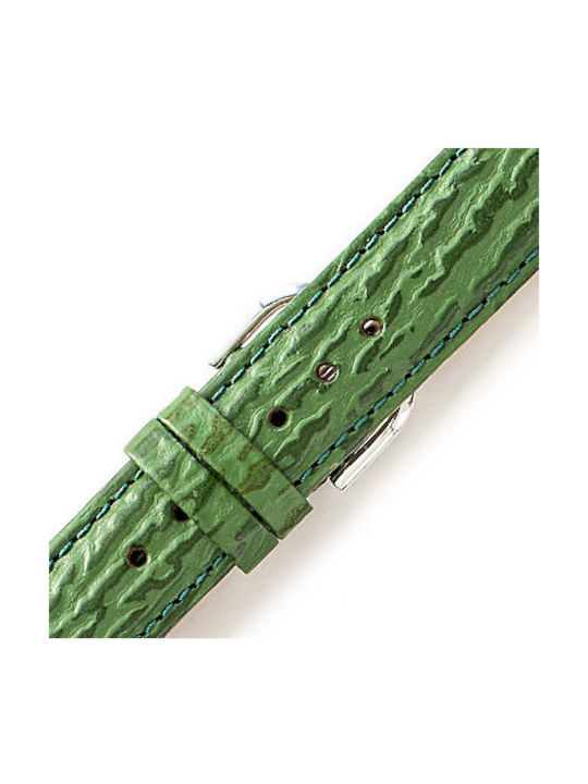 Leather Strap Green 12mm