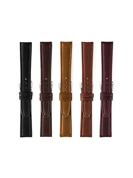 Leather Strap Brown 18mm