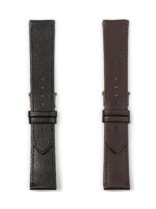 Leather Strap Black 24mm