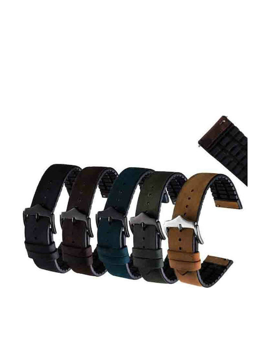 KOSTELO Curea din piele Albastru marin 18mm KOSTELO Curea din piele Albastru marin 18mm