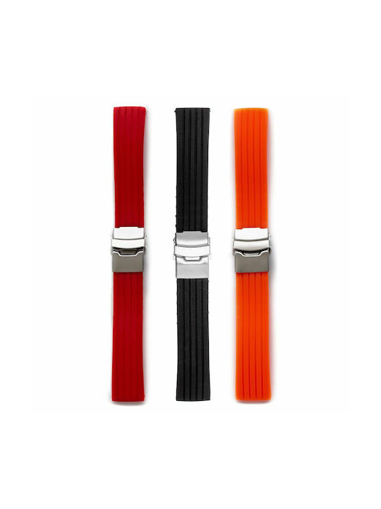 Rubber Strap Red 20mm