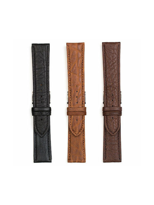 Leather Strap Black 20mm