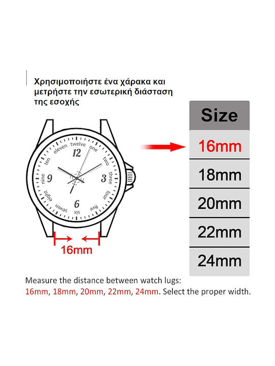 Lederriemen Braun 20mm