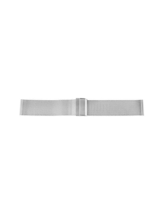 Metallic-Armband Silber 24mm